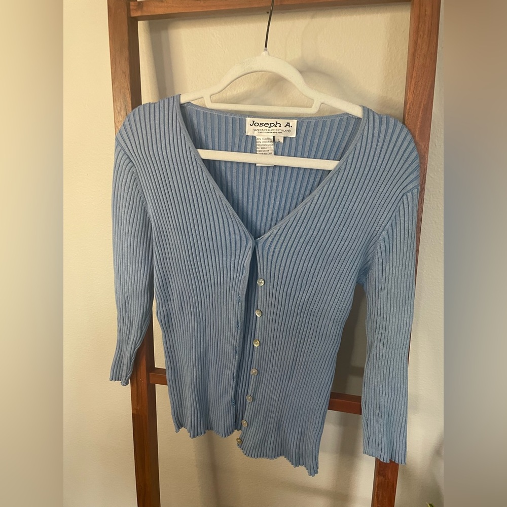 Women’s Blue button down shirt